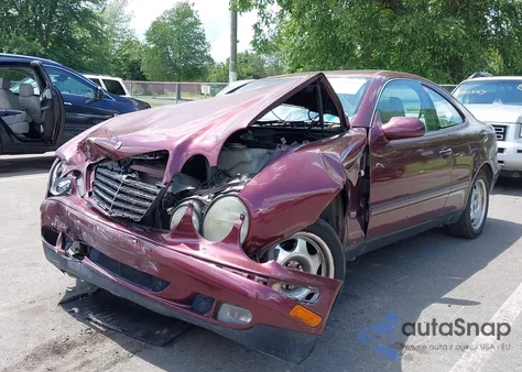 1998 Mercedes-Benz Clk 320 из США, поврежденный, VIN WDBLJ65G6WF036833